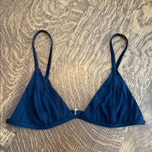 Frankies Bikinis Black Bikini Top